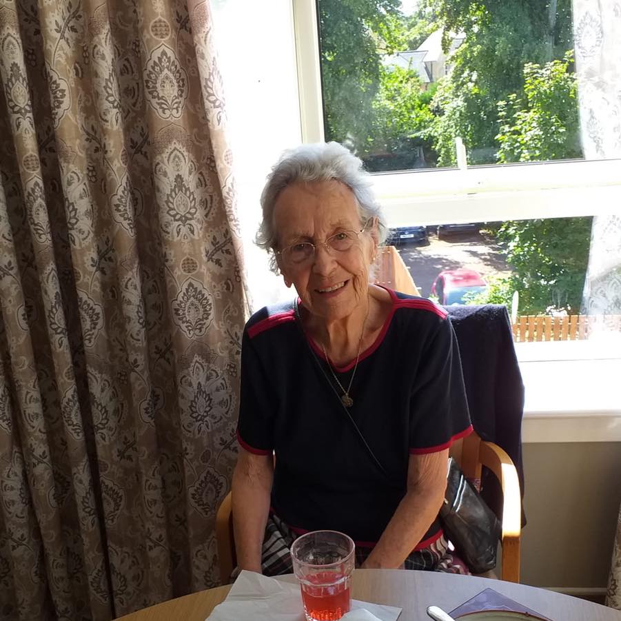 Resident Doing a Reminiscence Activity Session