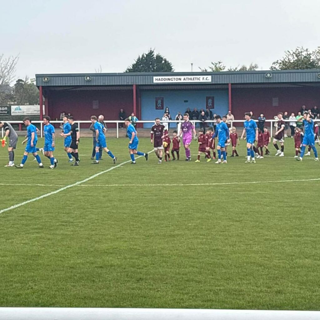 a football team on a field